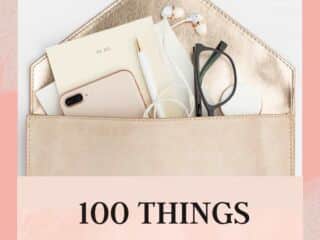 100 things to put in your purse