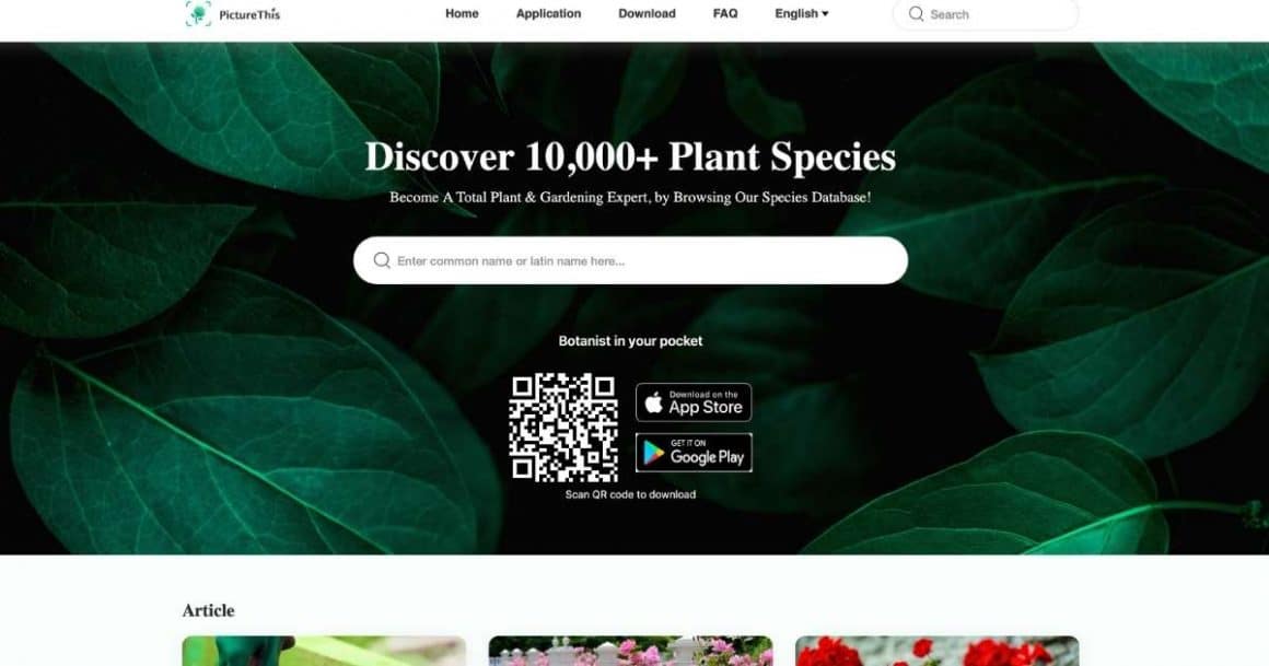 Identify plants best plant care app