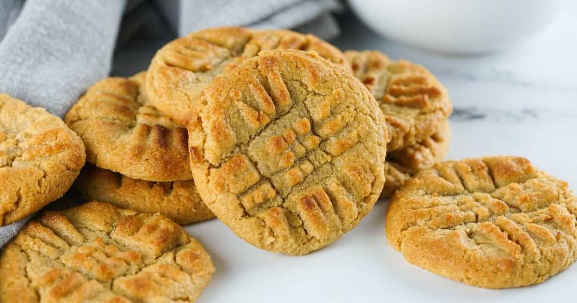 easy air fryer peanut butter cookies