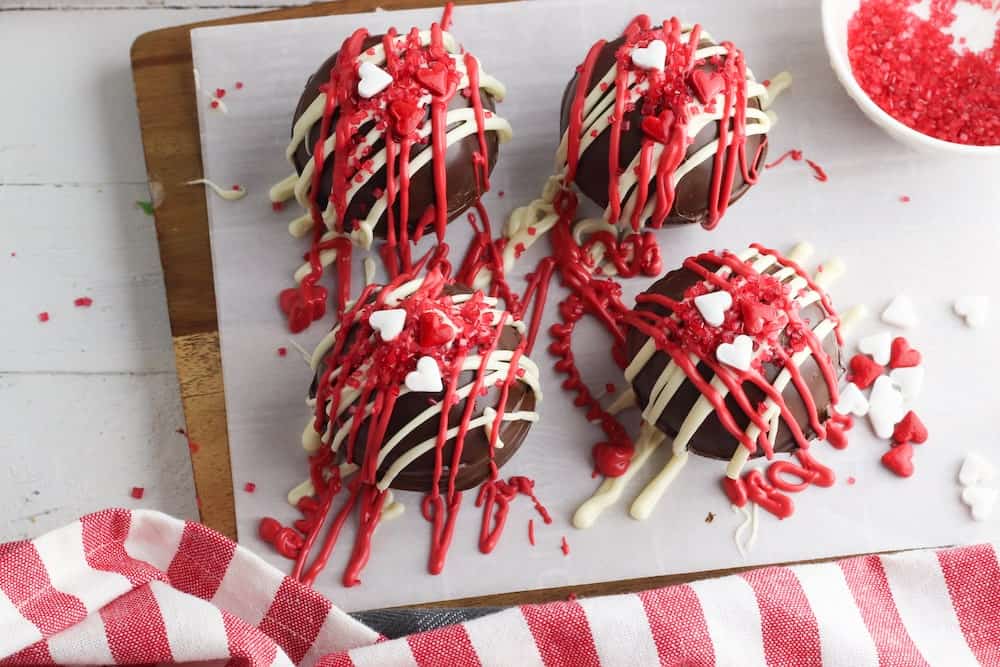 valentines day hot chocolate bombs 1 min