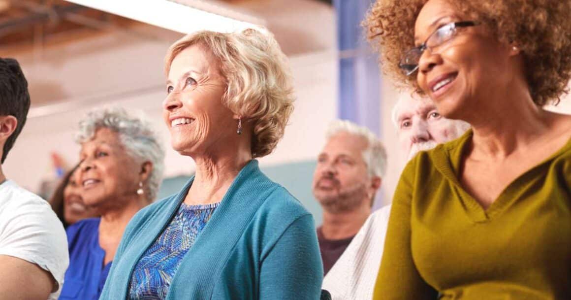 making friends in your 50s-join a church group