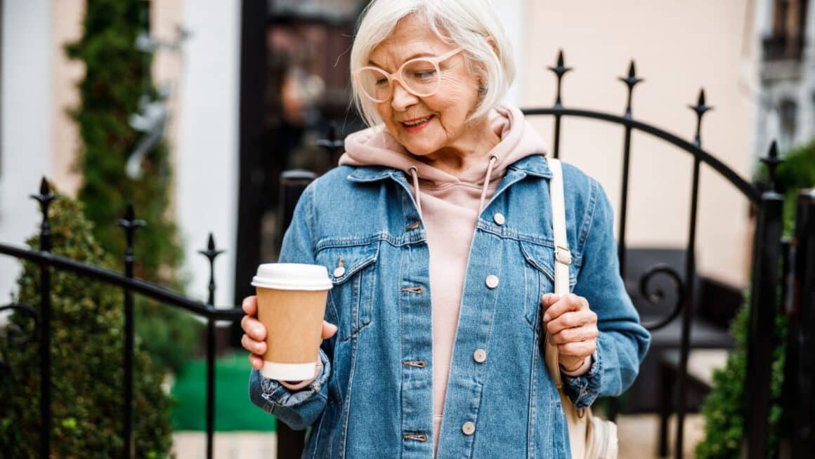how to wear a denim jacket over 60